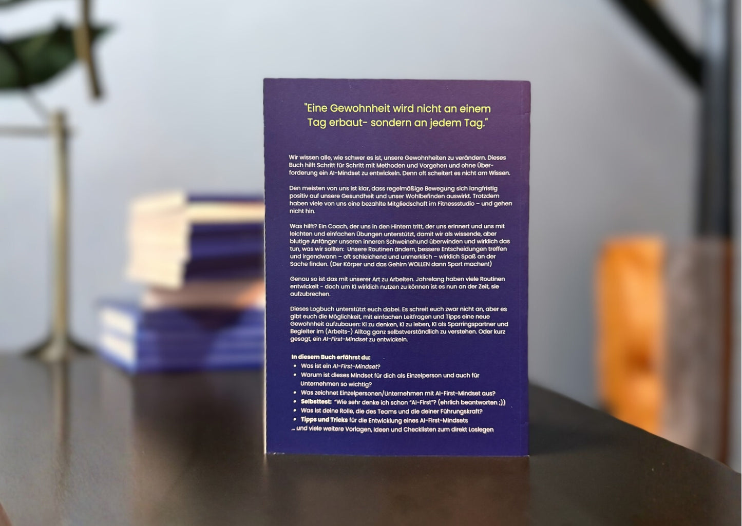 AI-First Logbuch - 6-Wochen-Arbeitsbuch - für Unternehmen und Einzelpersonen - Vorbestellung - Auflage 2