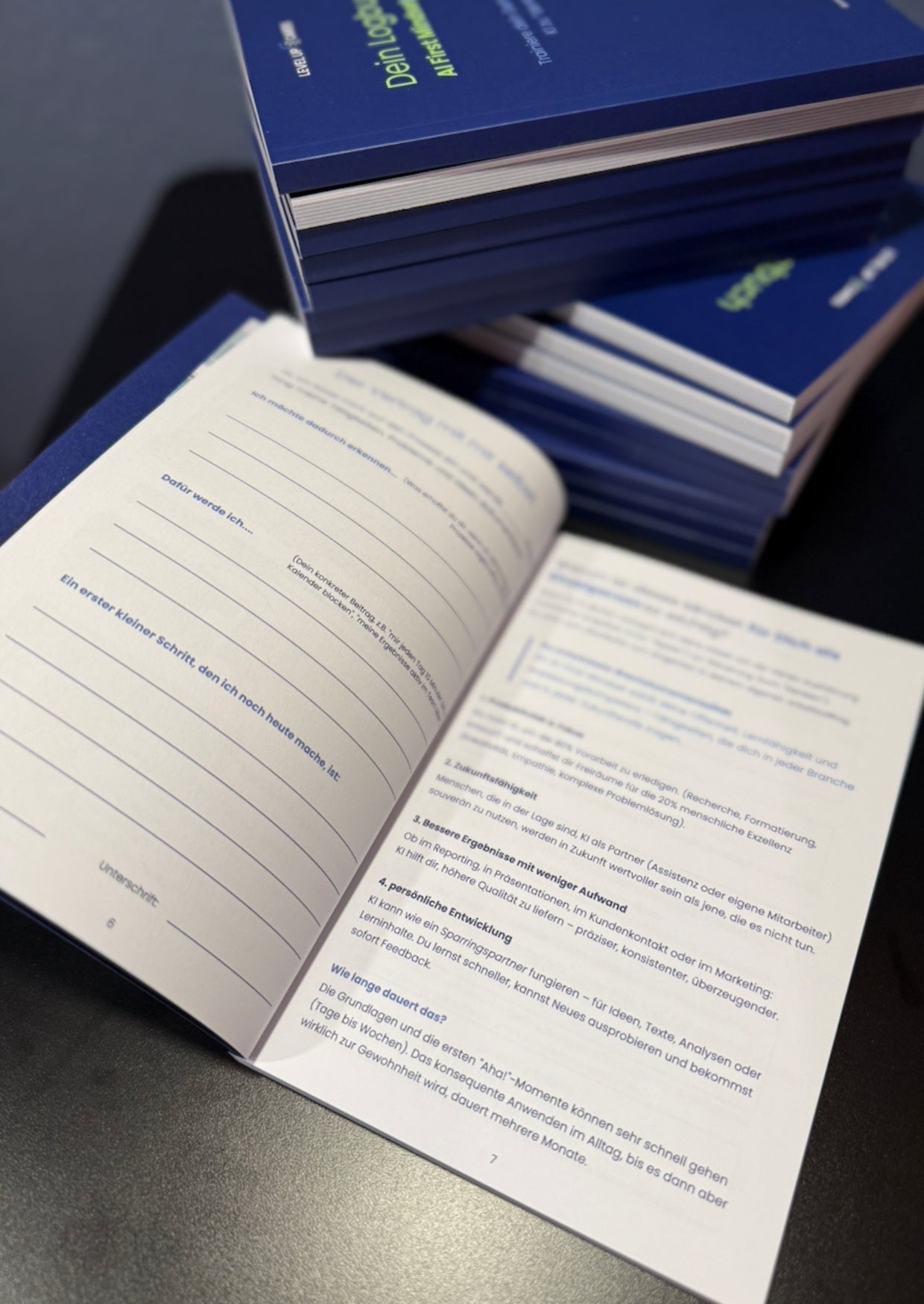 AI-First Logbuch - 6-Wochen-Arbeitsbuch - für Unternehmen und Einzelpersonen - Vorbestellung - Auflage 2